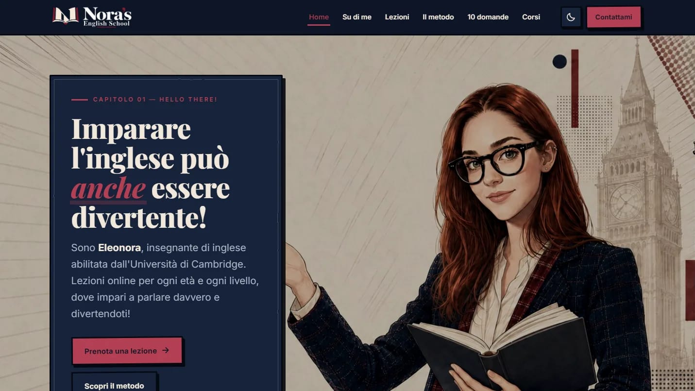 Nora's English School — Case study